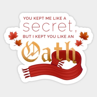 The Oath Sticker